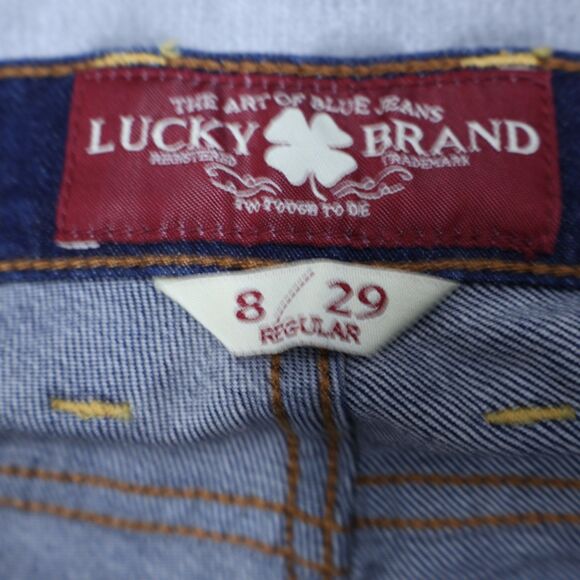 Lucky Brand Jeans Women's Size 8 Blue Mid-Rise Sofia Boot Denim 32" Inseam - Picture 8 of 16